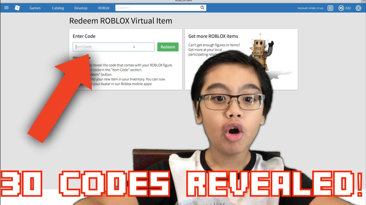 roblox redeem code generator